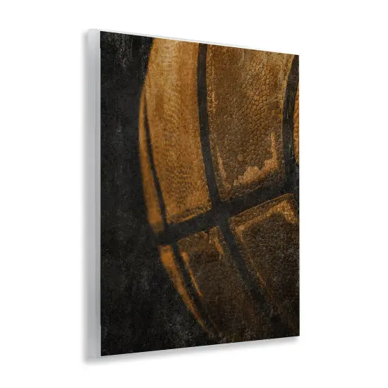 Stupell Industries Vintage Basketball Close Up Wall Plaque Design by Kim Allen {3}