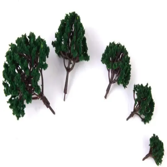 20pcs Model Scenery Tree Yellow Scenery Layout Landscape Trees Model Trees Model Scenery Landscape Trees {4}