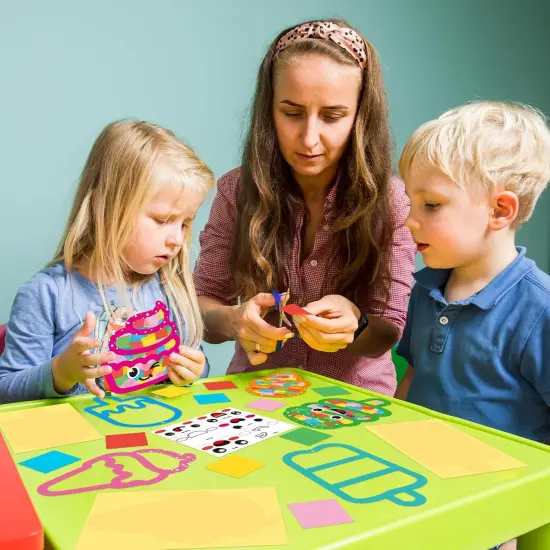 24 Sets Summer Ice Cream Suncatchers Craft Kits Summer Sweet Candy Tissue Paper Craft DIY Suncatchers Decoration {3}