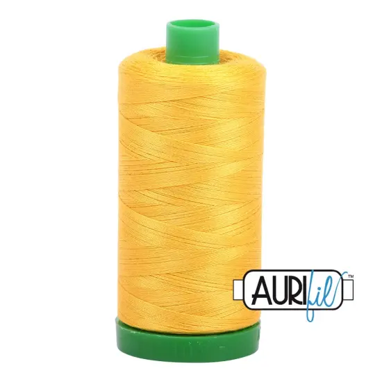 Yellow (2135) | 40wt Large Spool (1000M / 1094Y) | Aurifil Thread {1}
