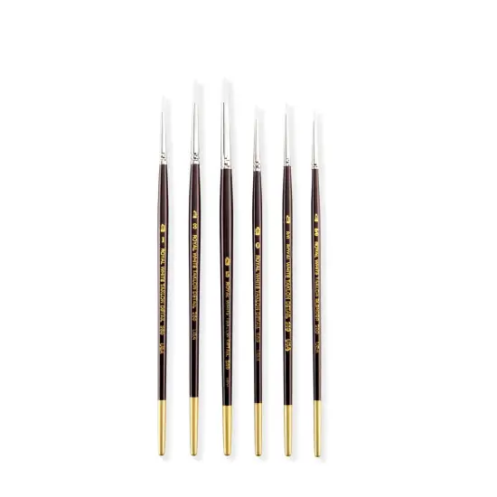 RSET-WDETAIL | White Taklon&trade; 6pc Detail Brush Set {2}