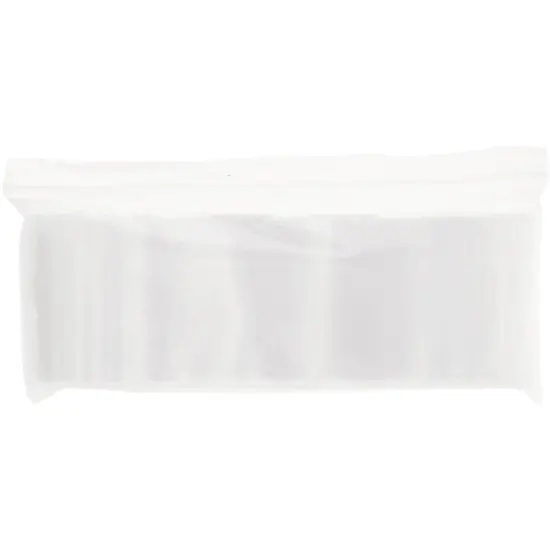 Plymor 3" x 7", 2 Mil Zipper Reclosable Plastic Bags {4}