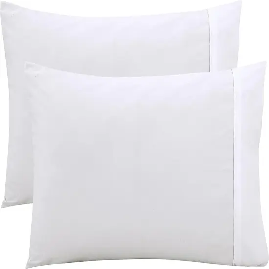 White Pillowcase Set of 12 - Queen 20"x30" Bed Pillow Cover - 1800 Brushed Microfiber - Wrinkle & Fade Resistant - Bulk Pillow Cases - Hotel Quality Pillowcase 12 Pack (Queen, White) {3}
