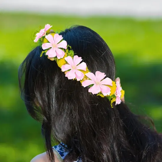 100Pcs Artificial Silk Cherry Blossom Flowers Heads, Fake Fabric Plum Petals for Home Room Wedding Party Car Shoes Hats Supply Decorative {5}