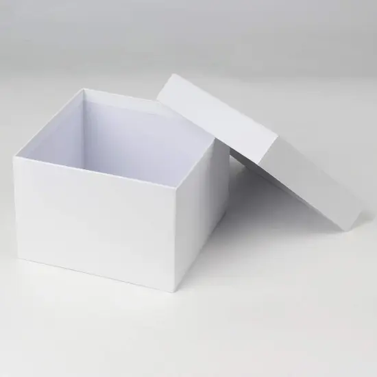 Square Gift Boxes with Lids Set of 4 White Gift Box Assorted Sizes Nesting Gift Boxes for Presents Birthday Bridesmaid Wedding Valentines Christmas Party Favor Boxes {1}