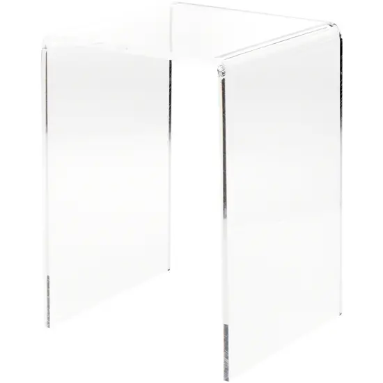 Plymor Clear Acrylic Vertical Square Display Riser {1}
