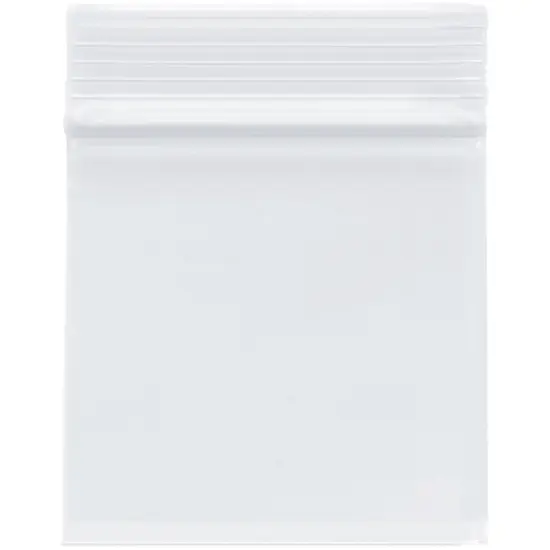 Plymor 3" x 3", 4 Mil Heavy Duty Zipper Reclosable Plastic Bags {1}