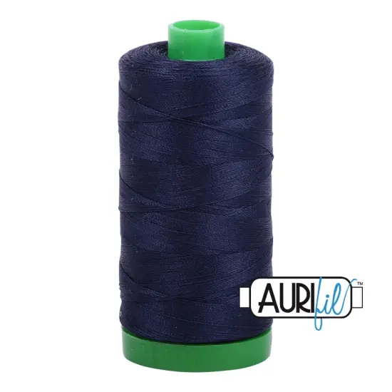 Very Dark Navy (2785) | 40wt Large Spool (1000M / 1094Y) | Aurifil Thread {1}