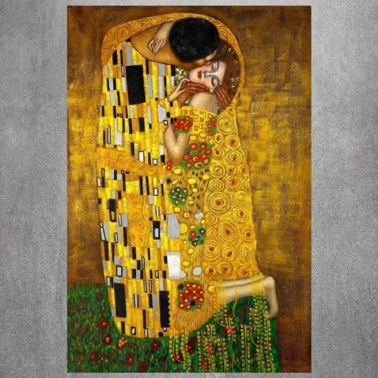 5D Diamond Painting Kits for Adults Full Drill The Free Hummingbird Embroidery Rhinestone Painting Full Drill Paint with Diamond for Home Wall Deco-Gustav Klimt De Kus(13.7X21.7inch/35X55cm) {1}