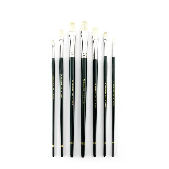 RSET-400B | Regis&trade; 7pc Oil & Acrylic Bright Brush Set {2}