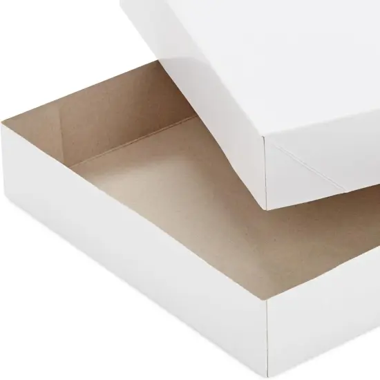 12-Pack White Gift Boxes with Lids &ndash; Multi-Pack Gift Wrap Boxes for Clothes, Apparel, and Birthdays, Assorted Sizes {4}