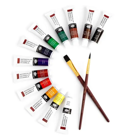 WAT Series | Watercolor Paint Packs with Brushes - 12 ml {3}