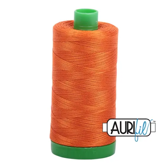Orange (2235) | 40wt Large Spool (1000M / 1094Y) | Aurifil Thread {1}
