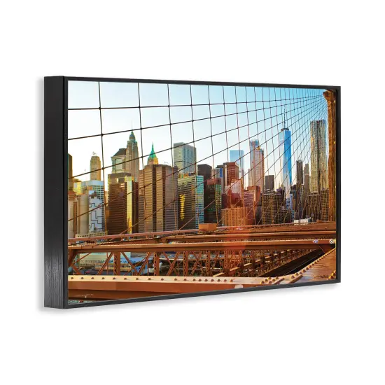 Stupell Industries Cityscape Through Bridge Framed Giclee Design by Seven Trees Design {3}