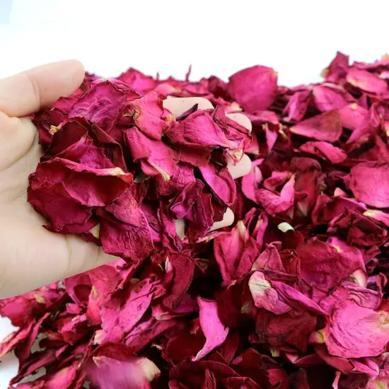 150 Grams/ 5.3 OZ Natural Real Red Rose Flower Petals Dried Rose Petal for Wedding Decoration Bath Foot Bath Wedding Confetti Crafts {5}