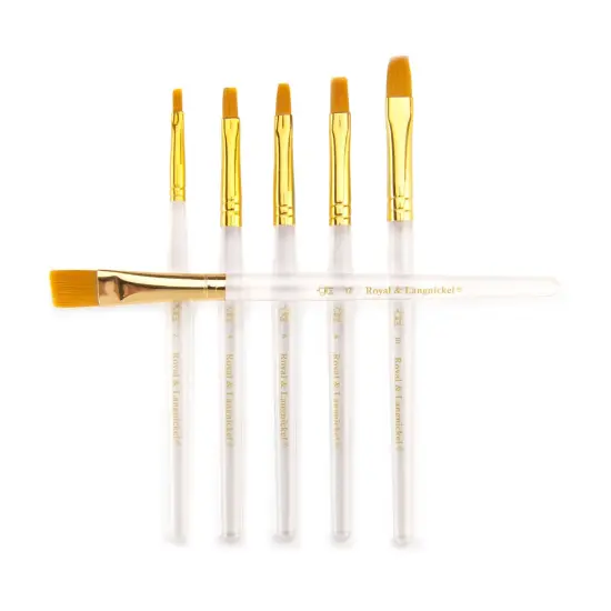 RSET-9159 | 6pc Golden Taklon Shader Brush Set {5}