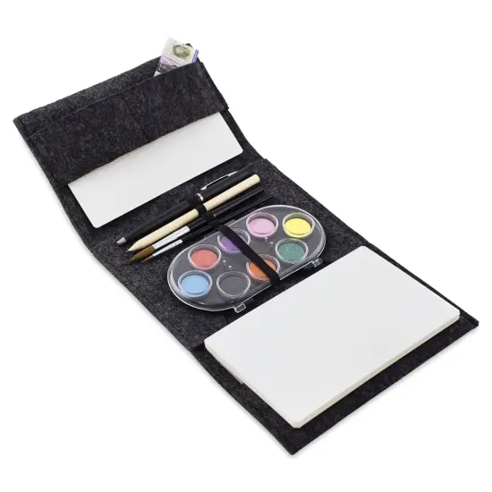 Three By Three Jotblock Travel Postcard Watercolor Paint Set {1}