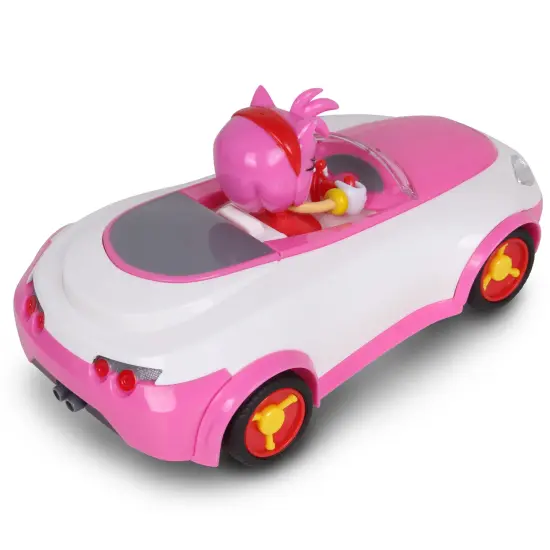 Team Sonic Racing RC: Amy Rose - NKOK (683), 1:28 Scale 2.4GHz Remote Controlled Car, 6.5" Compact Design, Officially Licensed Sega Sonic The Hedgehog, Battery Powered, Transmit Up To 150', Ages 6+ {6}