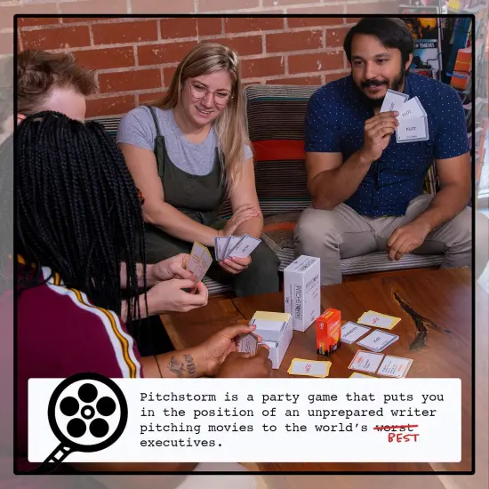 Pitchstorm: Superhero Deck - Earth's Mightiest Expansion, 100 Themed Cards, Movie Pitching Party Card Game {7}