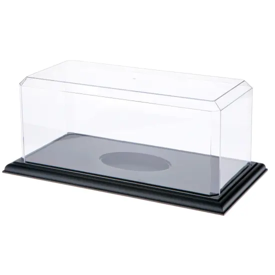 Pioneer Plastics 576CPBASE Clear Plastic Football Display Cases, 15.5" W x 7" D x 6" H {1}