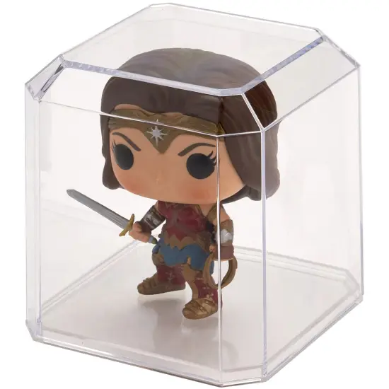 Pioneer Plastics 042C-UV Clear Plastic Softball Display Case (UV Resistant), 4" W x 4" D x 4.125" H {4}