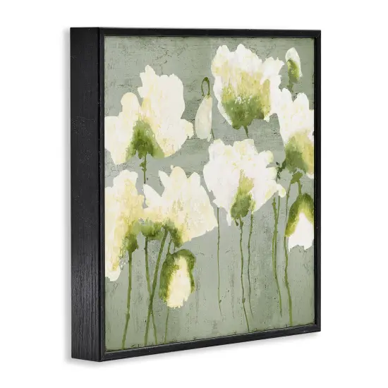 Stupell Industries Modern White Flower Blooms Framed Giclee Design by Vanessa Austin {3}