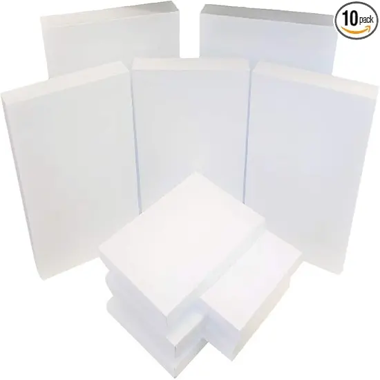 Set of 10 White Gift Wrap Boxes with Lids &ndash; 3 Sizes (17", 14", 10") &ndash; Sturdy, Reusable, and Versatile for Holidays, Weddings, Birthdays, and More {1}