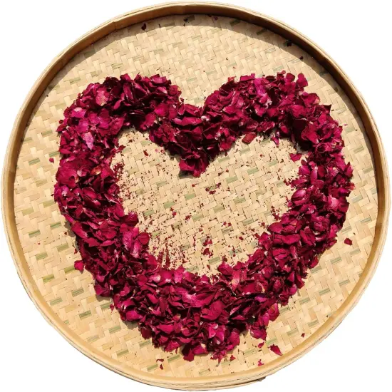 Dried Rose Petals, 3.52 Oz/100g, Pure Natural Flowers for Candle Making, Bath, Wedding Decoration {2}