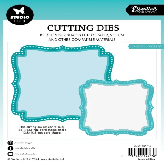 Studio Light Essentials Cutting Die-Nr. 796, Classic Accolade {3}
