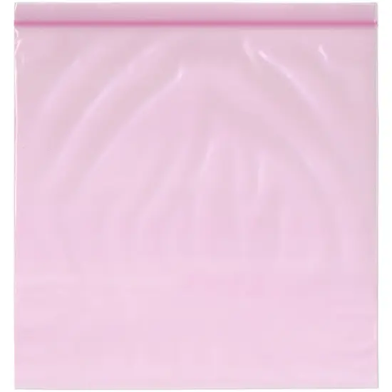 Plymor 12" x 12" (Pack of 100), 4 Mil Heavy Duty Anti-Static Zipper Reclosable Plastic Bags {1}