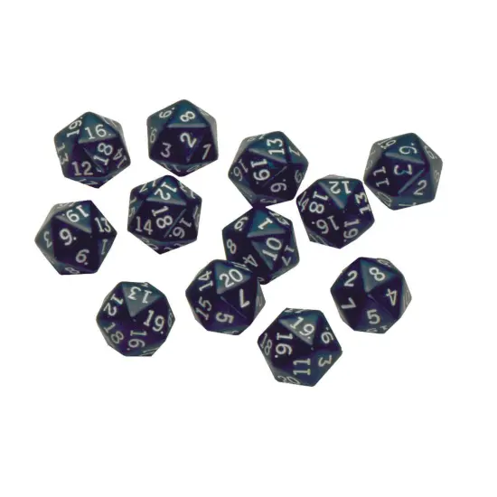 Polyhedra Dice - 20 Sides - Set of 12 {1}