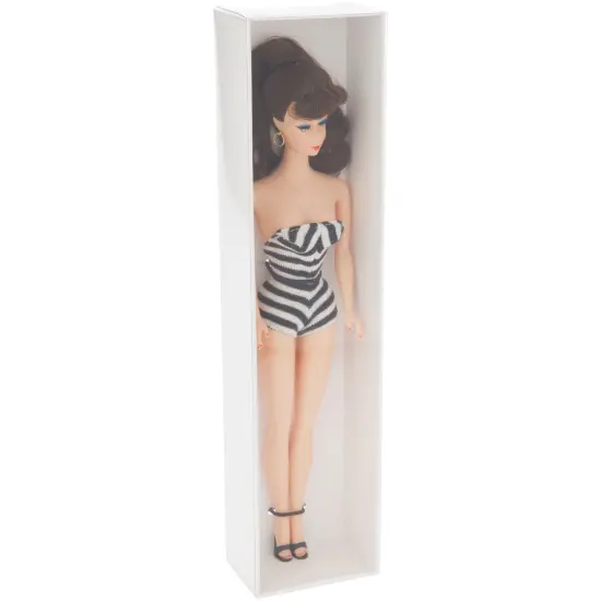 Collecting Warehouse Redoll Clear Folding Display Box with White Liners and Elastics for 11-12 inch Fashion Dolls, 3" W x 2" D x 12.5" H {3}