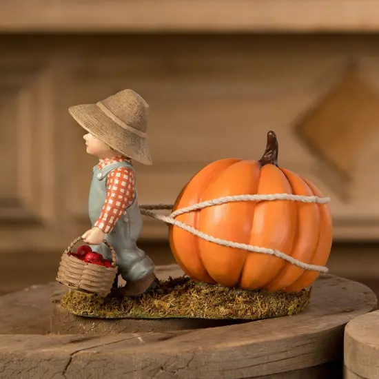 Paulie Pulling Pumpkin 5.5" {5}