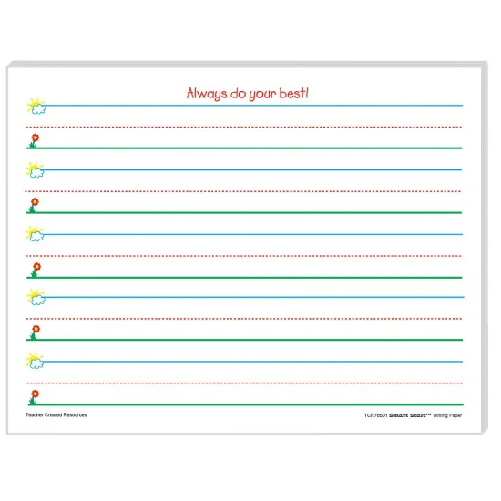 Smart Start K-1 Writing Paper: 100 Sheets {1}