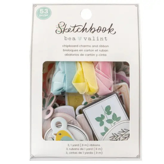 Bea Valint Sketchbook Charmers-53 Pieces {1}