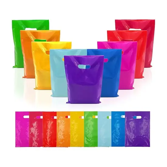 12 x 15" Eco Friendly Die Cut Handle Bags Ast Colors {2}