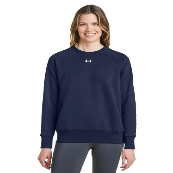 Under Armour&reg; Ladies' Rival Fleece Sweatshirt Md gr lh/ wh {3}