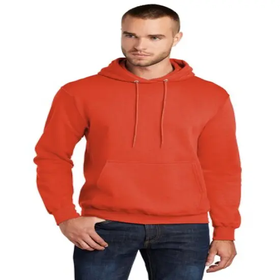 Men's Long Sleeve Hoodie Sweatshirt Hooded Casual Jumper Black {3}