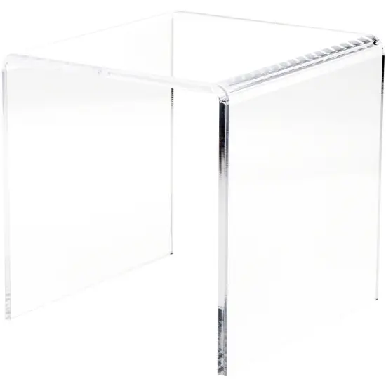 Plymor Clear Acrylic Beveled Square Display Riser {2}