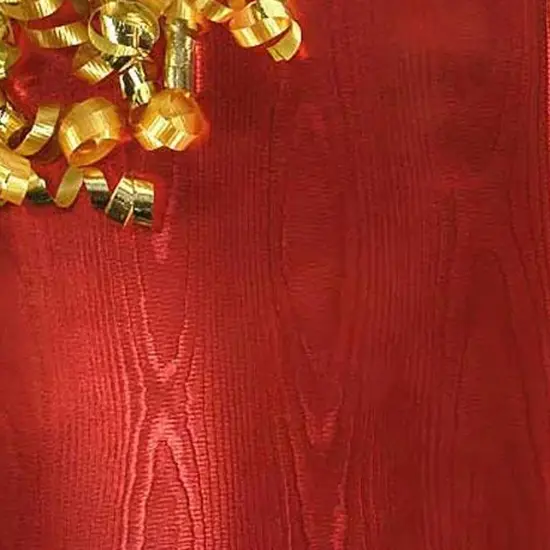 Red Watercolor Embossed Metallic Wrapping Paper 24" x 833" Jumbo Roll {4}