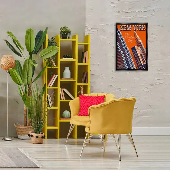 Stupell Industries New York The Wonder City Floating Frame Design by Marcus Jules {2}