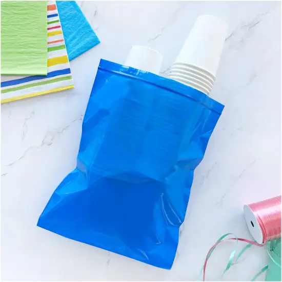 Plymor 10" x 12", Blue 2 Mil Zipper Reclosable Plastic Bags {4}