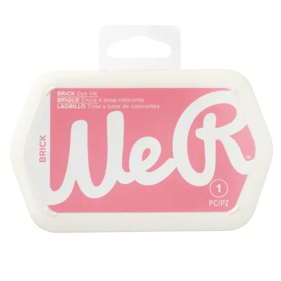 We R Stamping Dye Ink Pad-Brick {1}