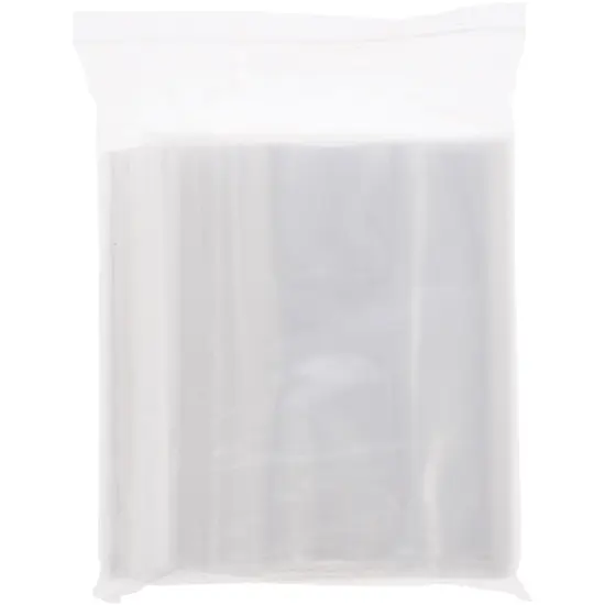 Plymor 7" x 12" (Pack of 100), 2 Mil Zipper Reclosable Plastic Bags {4}