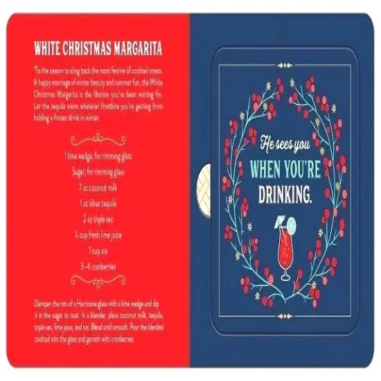 Holidays on Ice Cocktails + Coasters Pop-Out Book {3}