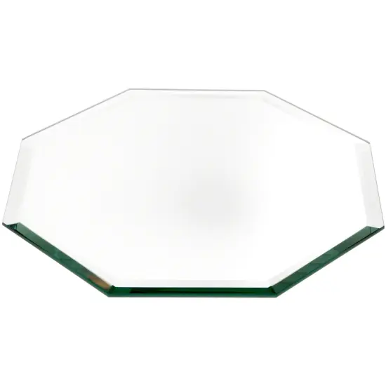 Plymor 10" Octagon, 5mm Thick Beveled Glass Mirror {1}