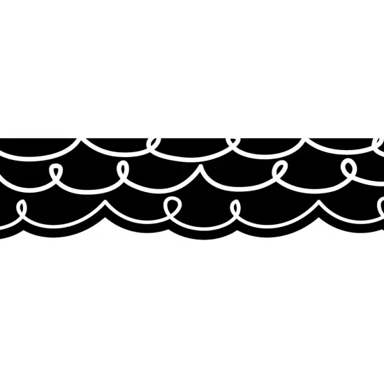 Core Decor Loop-de-Loop on Black EZ Border, 48 Feet {1}