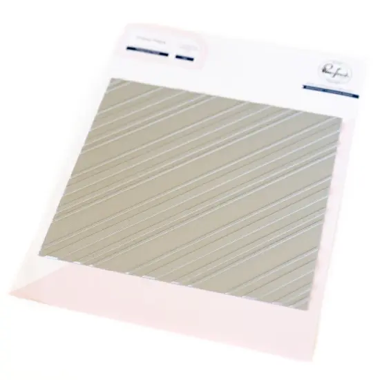 Pinkfresh Studio Press Plate-Diagonal Plaid {1}