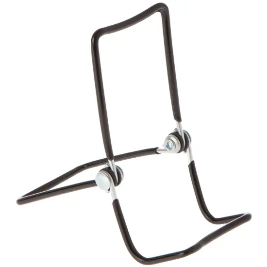 Gibson Holders 3C Adjustable Black Wire Display Easel, 2.5" W x 4.375" D x 4.625" H {1}