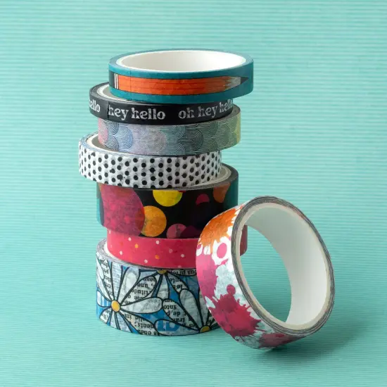 Vicki Boutin Bold And Bright Washi Tape-8 Pieces {3}
